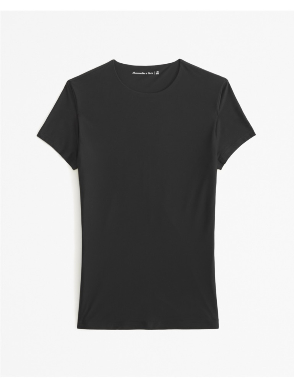 Abercrombie & Fitch Black soft Matte seamless Short Sleeve baby Tee